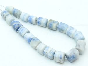 Rodocrosita Azul - Cuentas Lisas Mate Pulido - Tubo Cilíndrico - 8 Pulgadas - Hilo de 8-10MM Aprox. - Piedra Natural - Product Image 4