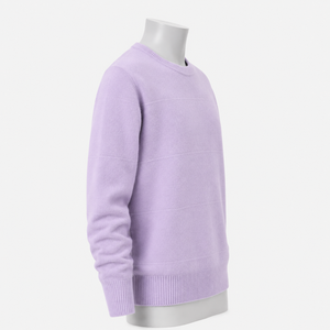 Pull en cachemire à col rond pour homme Flexco Sports, texture fine, chaleur naturelle, silhouette confortable, élégant pour tous les jours - Product Image 3