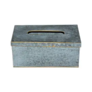 튼튼한 품질 수제 금속 티슈 박스 창조적 인 다기능 사용 홈 오피스 레스토랑 사용 티슈 박스