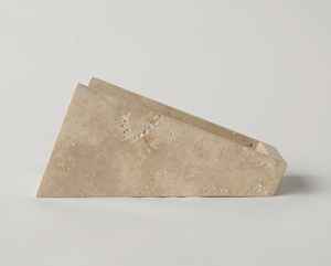 Minimalist Handmade Travertine <b>Wine</b> Chiller 7x7 Modern Luxury Home Decor Kitchen <b>Gift</b> for Her and Him Marble Vanities - Product Image 2