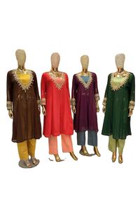 Party Wear Women's Plus Size Full Sleeves <b>Suit</b> <b>Pants</b> Indian Coord <b>Pant</b> Cotton Wholesale Cord Set Indian Pakistani dress - Product Image 2