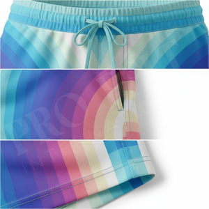 100% Cotton Material Powerlifting Quick Dry Shorts Casual Summer <b>Elastic</b> Waist Drawstring Comfortable Sportswear Shorts Men's - Product Image 4