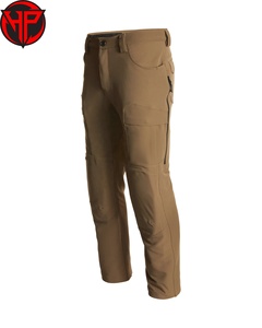 Coyote Brown Solid Dark Tactical Lightweight Hunting Pants for <b>Men</b> 4-Way <b>Stretch</b> Breathable Water Resistant Mid Flat Outdoor OEM - Product Image 4