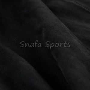 Chaqueta de Gamuza Negra para Hombre, Estilo Motero, con Cuello Camisero y Botones Fáciles de Abrochar - Product Image 6