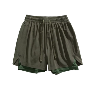 Pantalones Cortos Deportivos 2 en 1 Personalizados para Hombre, de Secado Rápido, con Forro de Compresión, para Gimnasio, Entrenamiento, Deportes Atléticos, con Bolsillo - Product Image 4