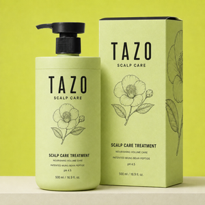 TAZO Scalp Care <b>Shampoo</b> Treatment Hair Care Set Castor Argan Oils Nourishing Volume Care Pump Bottle Liquid pH 4.5 500ml Unisex - Product Image 4