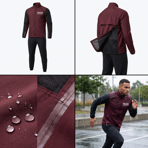 Conjunto Deportivo Unisex para Adultos, Personalizado, de Forro Polar Técnico, Antibacterial, de Secado Rápido, Informal, con Chaqueta de Cremallera Completa y Pantalones Deportivos - Product Image 4