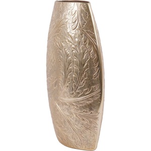 Handmade Embossed Design Modern Hot Selling Wedding Home & Hotel Floor <b>Vase</b> <b>Gold</b> Finishing Iron Metal Lightweight High Quality - Product Image 2
