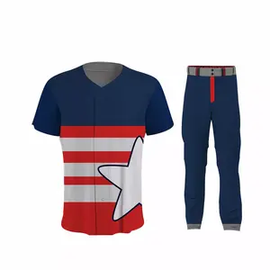 Uniformes de Béisbol Sublimados 2026, Conjunto Deportivo de Alta Calidad para Clubes de Béisbol, Uniformes Transpirables para Hombre - Product Image 1