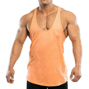 Camiseta sin Mangas para Hombre, Tallas Grandes, Anti-Pilling, Transpirable, 100% Algodón Ecológico, Nueva Llegada, con Logotipo Personalizado, Venta al Por Mayor, Alta Calidad - Product Image 3