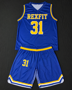 Conjunto de Uniforme de Baloncesto Sublimado Personalizado, Uniforme de Baloncesto para Hombre, Transpirable, Sin Mangas, para Entrenamiento Deportivo en Equipo - Product Image 2