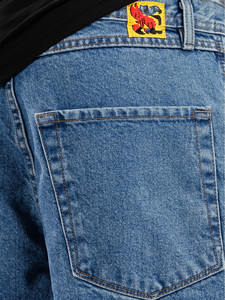 Wholesale Men's 100% Cotton Casual Baggy Denim Jorts Mid Waist <b>Jean</b> Shorts Zipper Fly Eco-Friendly Breathable Custom OEM - Product Image 6