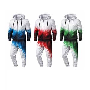 Fabrica ropa personalizada: Sudadera con capucha hecha a medida, chándal con cremallera impreso por sublimación, conjuntos deportivos, chándal de dos piezas estampado. - Product Image 1