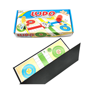 Juego de Ludo de tamaño de viaje, tablero plegable, juego de estrategia clásico, regalo de mesa compacto - Product Image 3