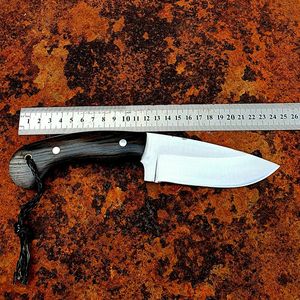Couteau de chasse compact à lame fixe avec étui en cuir, couteau de chasse portable, approvisionnement en gros, USA Europe, couteau EDC d'extérieur, vente en gros - Product Image 4