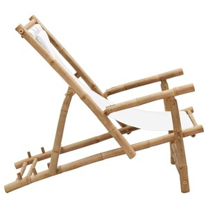 Bamboo Sun Lounger Outdoor Relaxing <b>Chair</b> With Cushion Minimalist Design Foldable Bamboo <b>Chair</b> Beach <b>Chair</b> Made in Vietnam - Product Image 2