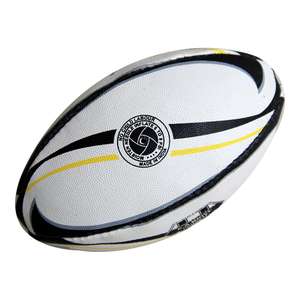 ลูกบอลรักบี้สำหรับโปรโมชั่น ทำจากยางสังเคราะห์ที่ทนทาน ปรับแต่งโลโก้ได้อย่างเต็มที่ เหมาะสำหรับงานอีเว้นท์ขององค์กรและการส่งเสริมกีฬา - Product Image 1