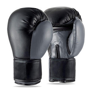 Gants de boxe professionnels en cuir véritable, respirants et confortables, avec quatre couches pour une meilleure performance. - Product Image 3
