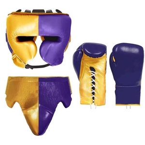 Ensembles de sparring de boxe au design personnalisé, kit de boxe en cuir de haute qualité, nouveau design, logo personnalisé, ensembles de sparring de boxe RL-BS-106 - Product Image 1