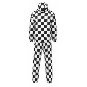 Ensemble coupe-vent à capuche pour homme, veste et pantalon en polyester imprimé, vêtements de sport personnalisés, entraînement, fitness, jogging, extérieur, léger - Product Image 3