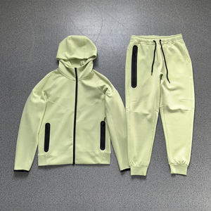 Survêtement Homme Hiver Haute Qualité Respirant Séchage Rapide Coupe Évasée Personnalisé à Capuche Uni Décontracté Grande Taille 100% Coton Coupe Classique - Product Image 4