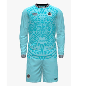 ชุดผู้รักษาประตูฟุตบอลแขนยาวแบบซับลิเมชั่นออกแบบเองสำหรับขาย - Product Image 6