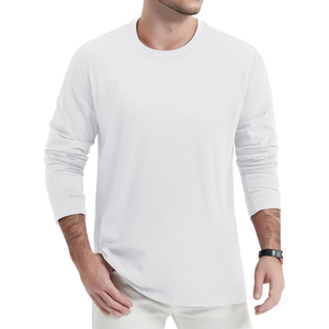 Camisetas Personalizadas de Manga Larga para Hombre, de Alta Calidad, Nueva Llegada, Lavables, Transpirables, Estilo Vintage, Tela Satén 100% - Product Image 1
