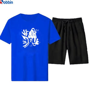 Conjunto Cómodo Unisex, Conjunto Corto con Estampado de Dibujos Animados para Hombre, Nueva Colección de Verano, Conjunto Deportivo Personalizado para Hombre, Transpirable - Product Image 2