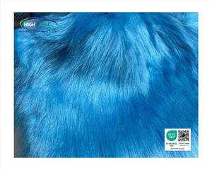 ผ้าขนสัตว์เทียมอะคริลิกโพลีเอสเตอร์สีน้ำเงินอาร์กติก ขนยาว 100 มม. คุณภาพสูงจากประเทศไทย - Product Image 3