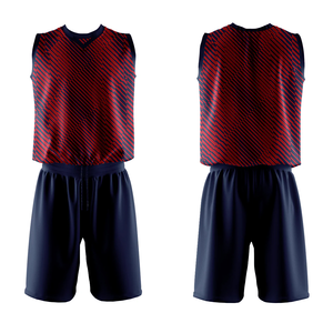 Top Quality Wholesale Custom Print Logo Plain Volleyball Wear Uniform Sportswear <b>100</b>%<b>Polyester</b> Men Volley ball Uniform - Product Image 4