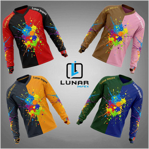 Maillot de paintball tactique personnalisé, style double teinte, 100 % polyester, tissu mesh léger, personnalisable, tournoi, manches longues - Product Image 6