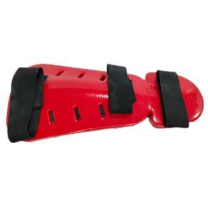 Protège-tibias en mousse NBR/EVA enduite, avec sangles élastiques légères, protection professionnelle toutes saisons pour adultes, OEM/ODM, embossage, fermeture auto-agrippante - Product Image 4