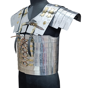Armadura Lorica Segmentata Auténtica Hecha a Mano, Armadura Corporal de Acero Suave para Legionario Romano, para Disfraces de Cosplay y Reenactment Histórico - Product Image 3