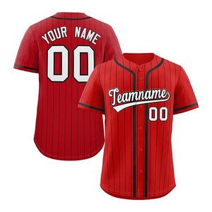 Maillots de baseball personnalisés de qualité supérieure en sublimation, uniformes de baseball respirants en gros - Product Image 1