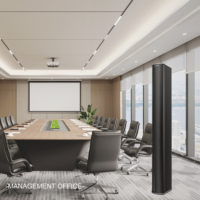 CLP308 270W 8*3 pouces Haut-parleur colonne Line Array professionnel avec 165 °   Couverture horizontale pour les églises et les conférences