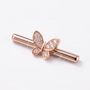 Broche de Plata EVIOR con Moissanita y Diseño de Libélula, Inspirado en la Naturaleza, Accesorio Brillante, Regalo Elegante y Moderno para Fiestas y Bodas - Product Image 3
