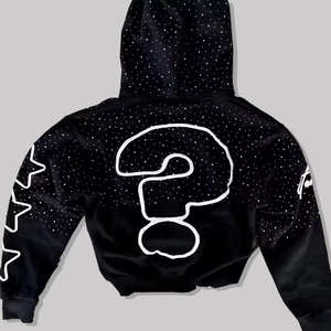 Sudadera con Capucha para Hombre, Invierno, 100% Algodón, Forro Polar, Talla Grande, Ecológica, Estilo Casual Urbano, Color Sólido, Logotipo Personalizado en la Parte Delantera - Product Image 5