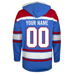 Premium ice hockey hoodie with custom sublimation for professional team branding High Quality And OEM - Product Image 4