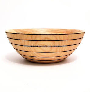 Bol à salade de fruits en bois moderne 2026, en forme, taille et finitions personnalisées, pour la décoration de la table à la maison et les fournitures de fête - Product Image 3