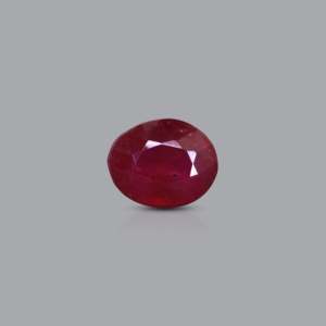 Premium 3.07 Carat Natural Oval Cut Pink Ruby Loose Gemstone for Fine Jewelry - Product Image 1