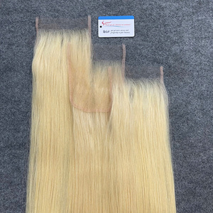 วิกผมเวียดนามเกรดพรีเมียมพร้อมจำหน่ายแล้ว # ผมต่อแบบตรงสีบลอนด์เบอร์ 613 ชนิดลูกไม้ด้านหน้า ทำจากผมแท้จากโรงงานธานอัน - Product Image 6