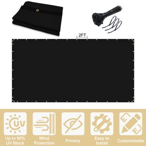 Recinzione in HDPE Nero 4x50, Traliccio e Cancello da Giardino in Polietilene ad Alta Densità - Product Image 2