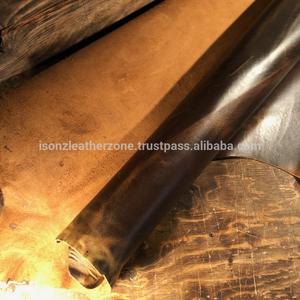 Cuero Genuino de Vaca ISONZ Orgánico PK 0.7 mm 10-18 Sqft, Cuero Natural Curtido Vegetal con Grano Visible para Decoración del Hogar, Bolsos y Manualidades - Product Image 4