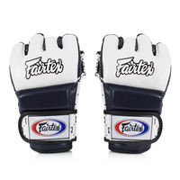 Guantes de Boxeo Fairtex Profesionales para MMA, de Cuero y Plástico, para Entrenamiento al Aire Libre, Ligeros, de Medio Dedo, con Cierre de Correa, Color y Logotipo Personalizables OEM