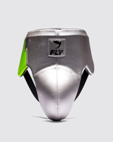 Protège-entrejambe Brown Fly Boxing en cuir véritable, imperméable, léger, pour entraînement et sparring Muay Thai, réglable et personnalisable, à lacets