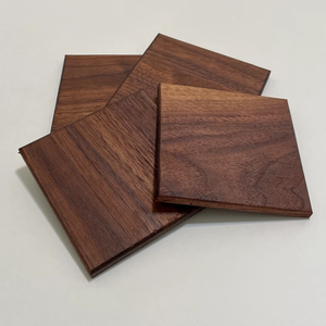 Ensemble de dessous-de-verre carrés en bois pour la maison et l'hôtellerie, décoration de table - Product Image 3