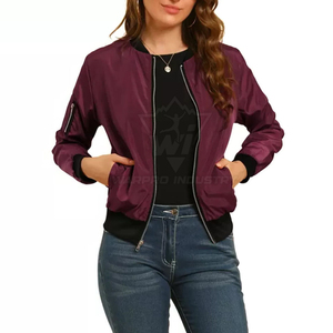 Everyday <b>Lightweight</b> Bomber <b>Jackets</b> <b>Women</b> Stylish Zip Closure Design Contemporary Fashion Outerwear <b>Women</b> Bomber <b>Jackets</b> - Product Image 3