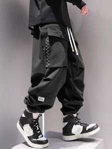 Men's Cotton <b>Cargo</b> Trousers Relaxed Fit Multi Pocket Casual Workwear Utility <b>Pants</b> Anti-Wrinkle Breathable All Season for - Product Image 1