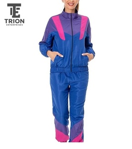 Premium Quality Nylon <b>Tracksuit</b> Set Zip-up Jacket Lightweight <b>Waterproof</b> Breathable Windbreaker Set Training <b>Tracksuit</b> Women - Product Image 1