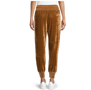 <b>Velvet</b> Wide Leg Pants High Waist Full Length Sequined Dot Print Loose Fit Casual Winter <b>Women's</b> Pants 100% Polyester - Product Image 5